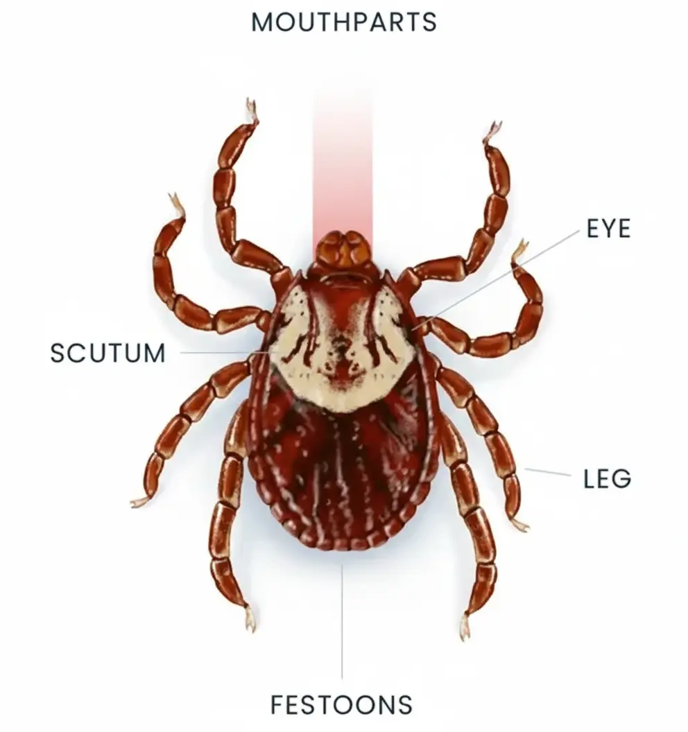 Tick Identification Guide by Insect Killer Pest Management Pakistan